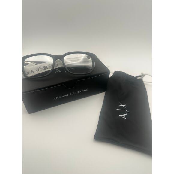 Armani Exchange AX3029 Eyeglass Frames – Matte Black – 54-14-140 – NWT - Picture 1 of 7